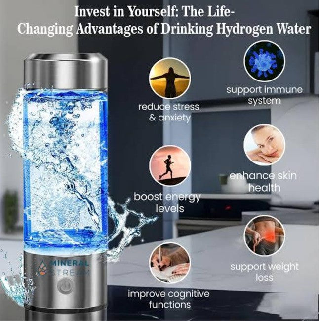 Hyrdogen Water Bottle from H2O Hyrdo Boost