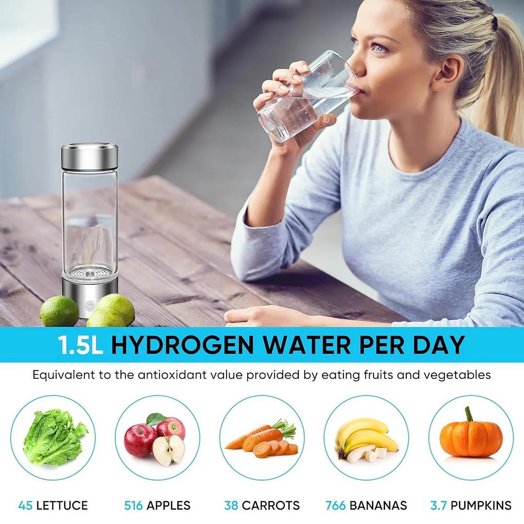 Hyrdogen Water Bottle from H2O Hyrdo Boost