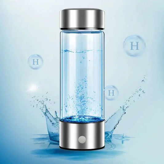 TQ-08 Portable Hydrogen Water Mug USB Rechargeable Hydrogen Generator, Health & Wellness Gift 420ml Water Filter